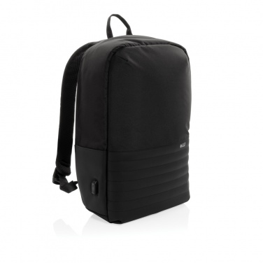 Logo trade promotional product photo of: Swiss Peak AWARE™ RFID anti-theft 15.6'' laptop backpack