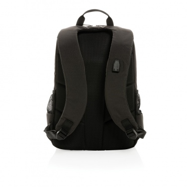 Logo trade business gifts image of: Impact AWARE™ Lima 15.6' RFID laptop backpack