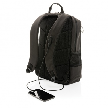 Logo trade advertising product photo of: Impact AWARE™ Lima 15.6' RFID laptop backpack