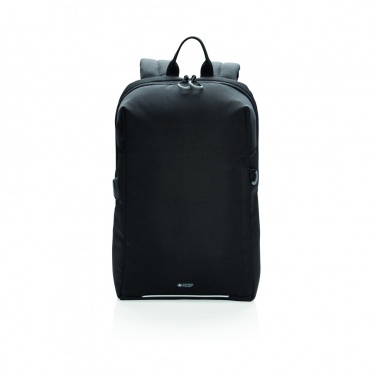 Logo trade promotional product photo of: Swiss Peak AWARE™ RFID and USB A laptop backpack