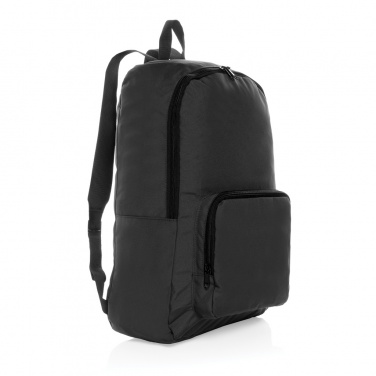 Logotrade promotional product picture of: Dillon AWARE™ RPET foldable classic backpack