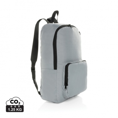 Logotrade business gift image of: Dillon AWARE™ RPET foldable classic backpack