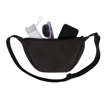 Logo trade advertising products image of: Crescent AWARE™ RPET half moon sling bag