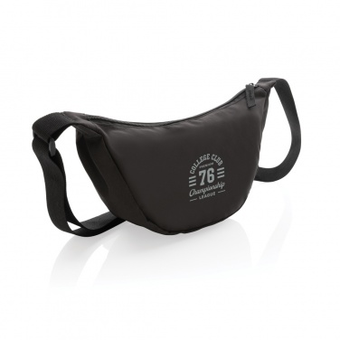 Logo trade advertising products picture of: Crescent AWARE™ RPET half moon sling bag