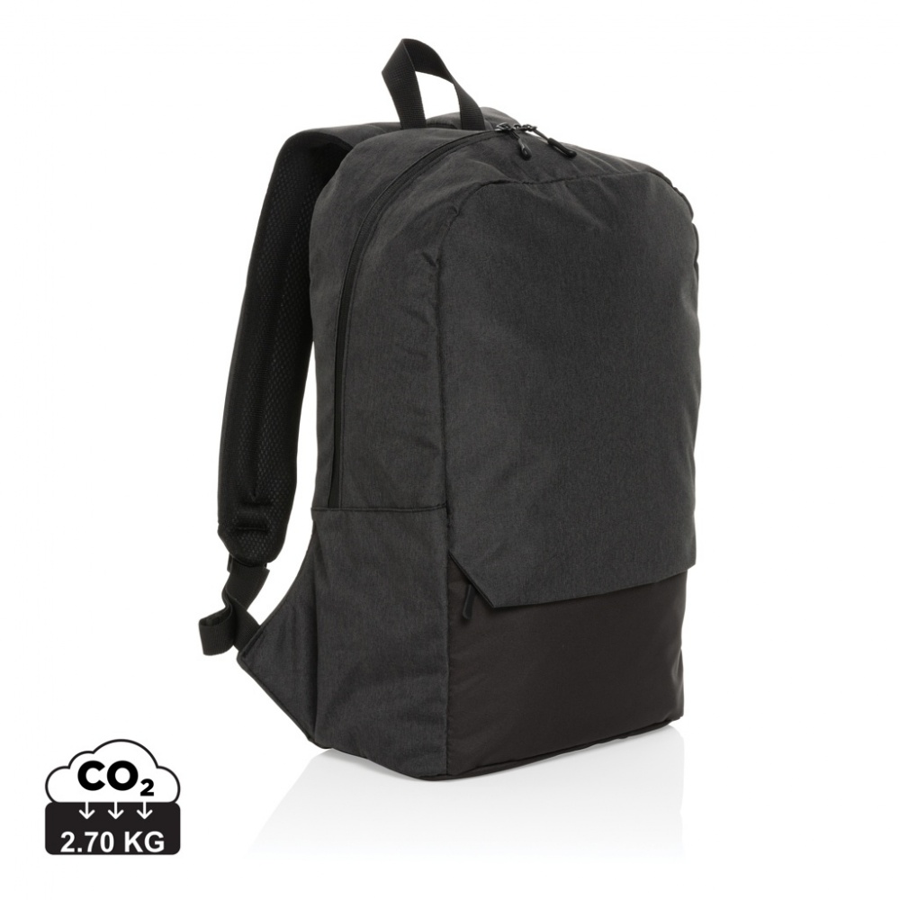 Logo trade promotional merchandise image of: Kazu AWARE™ RPET basic 15.6 inch laptop backpack