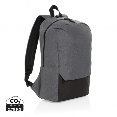 Logo trade promotional products image of: Kazu AWARE™ RPET basic 15.6 inch laptop backpack