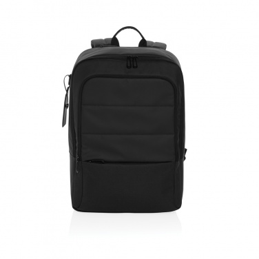 Logo trade promotional merchandise photo of: Armond AWARE™ RPET 15.6 inch deluxe laptop backpack