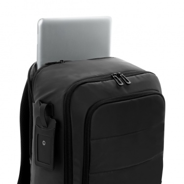 Logo trade corporate gift photo of: Armond AWARE™ RPET 15.6 inch deluxe laptop backpack