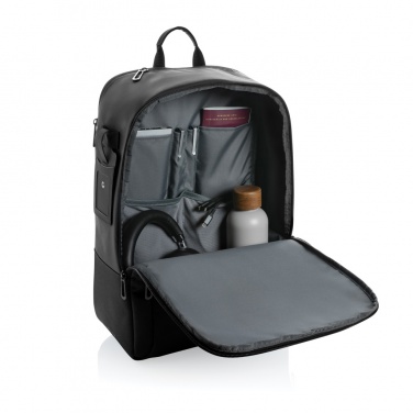 Logotrade promotional item picture of: Armond AWARE™ RPET 15.6 inch deluxe laptop backpack