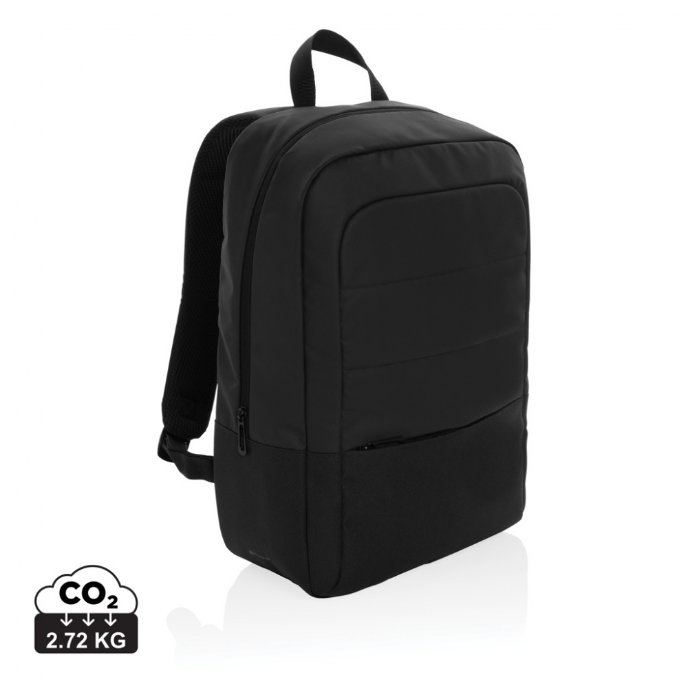 Logo trade promotional item photo of: Armond AWARE™ RPET 15.6 inch standard laptop backpack