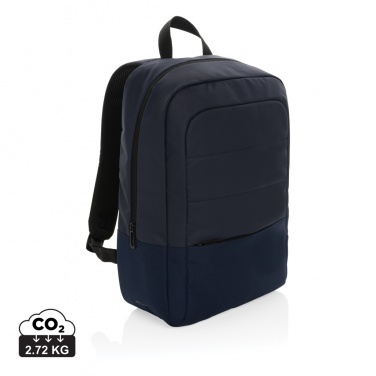 Logo trade corporate gifts picture of: Armond AWARE™ RPET 15.6 inch standard laptop backpack