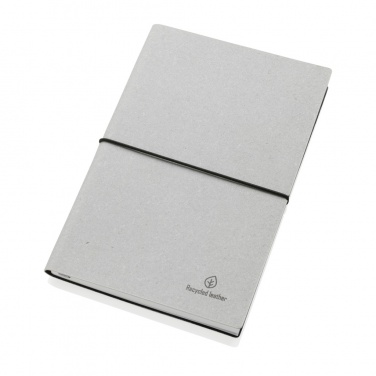 Logotrade promotional giveaway image of: A5 recycled leather notebook