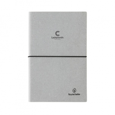 Logotrade promotional item picture of: A5 recycled leather notebook