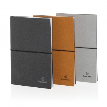 Logotrade promotional product image of: A5 recycled leather notebook