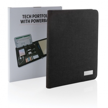 Logo trade corporate gifts picture of: Tech portfolio with powerbank