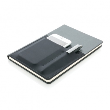 Logotrade promotional merchandise image of: A5 Deluxe notebook with smart pockets