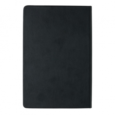 Logo trade promotional merchandise image of: A5 Deluxe notebook with smart pockets