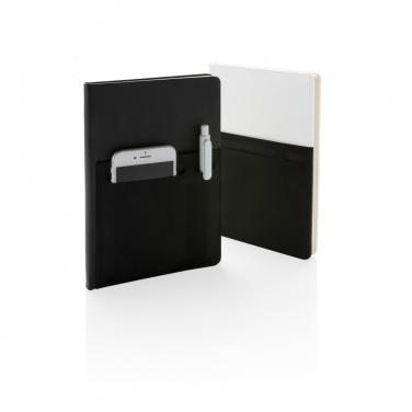 Logotrade corporate gift image of: A5 Deluxe notebook with smart pockets