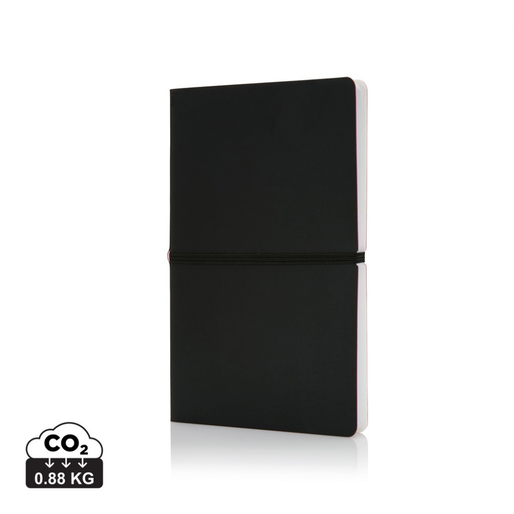 Logotrade corporate gift image of: Deluxe softcover A5 notebook