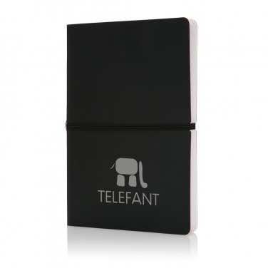 Logotrade advertising product picture of: Deluxe softcover A5 notebook