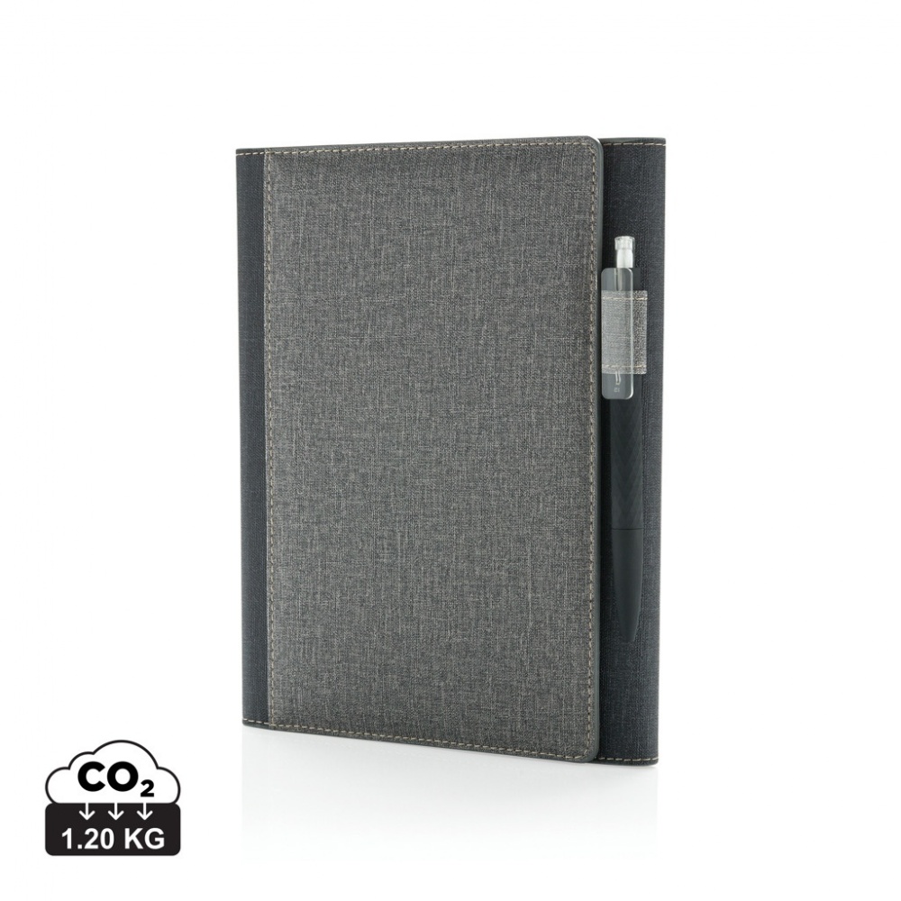 Logo trade promotional merchandise photo of: A5 Deluxe design notebook cover