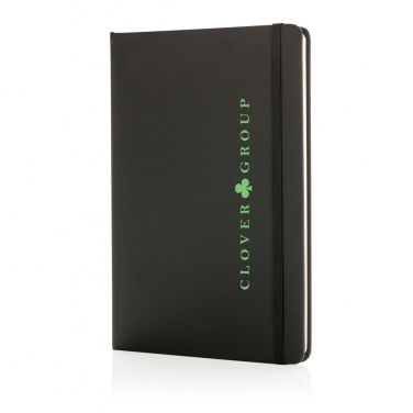 Logo trade corporate gifts image of: Standard hardcover PU notebook A5