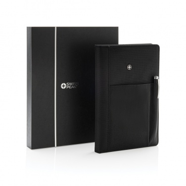 Logotrade promotional merchandise picture of: Refillable notebook and pen set