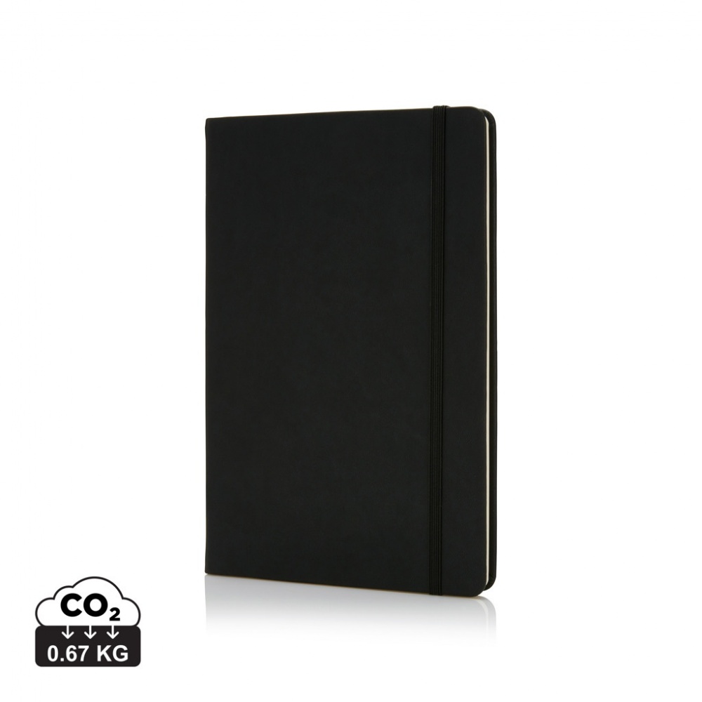 Logotrade promotional merchandise picture of: Deluxe hardcover PU A5 notebook