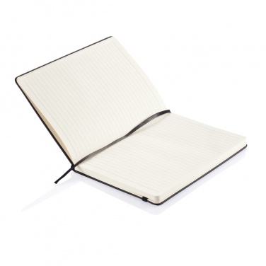 Logo trade promotional items picture of: Deluxe hardcover PU A5 notebook