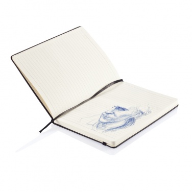 Logotrade promotional merchandise picture of: Deluxe hardcover PU A5 notebook