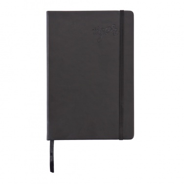 Logo trade promotional item photo of: Deluxe hardcover PU A5 notebook