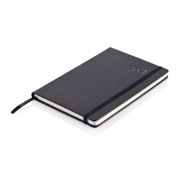 Logo trade promotional product photo of: Deluxe hardcover PU A5 notebook