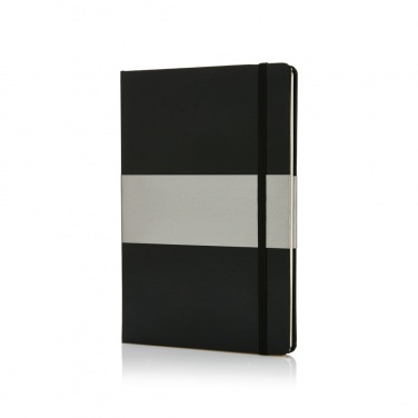 Logo trade corporate gifts picture of: Deluxe hardcover A5 notebook