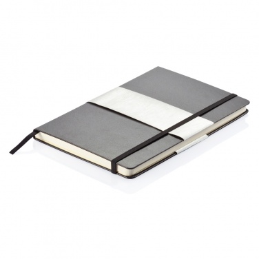 Logo trade business gift photo of: Deluxe hardcover A5 notebook