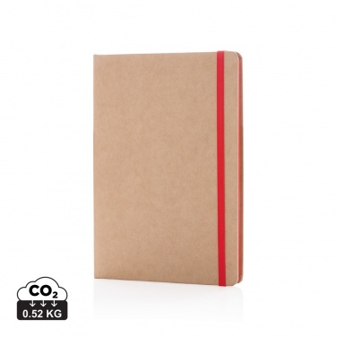 Logotrade promotional item picture of: A5 kraft notebook