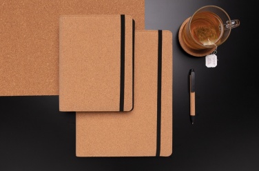 Logotrade advertising product image of: Deluxe cork portfolio A5 with pen