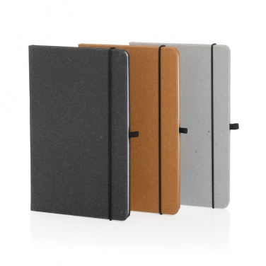 Logotrade promotional giveaway picture of: Recycled leather hardcover notebook A5