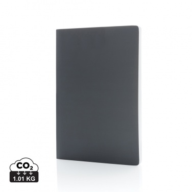 Logo trade promotional merchandise image of: Impact softcover stone paper notebook A5