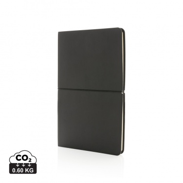 Logo trade promotional products image of: Modern deluxe softcover A5 notebook