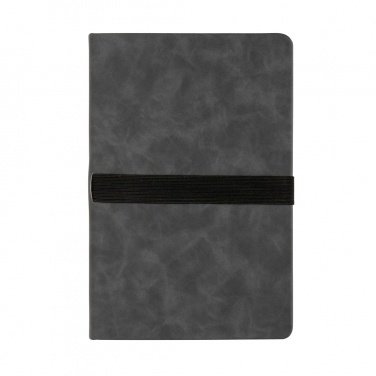 Logotrade advertising product image of: Deluxe hardcover PU notebook A5 with phone and pen holder