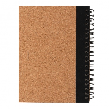 Logotrade promotional item picture of: Cork spiral notebook with pen