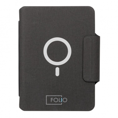 Logotrade promotional merchandise image of: Artic Magnetic 10W wireless charging A5 notebook