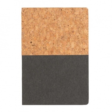 Logotrade promotional item picture of: A5 cork & kraft notebook