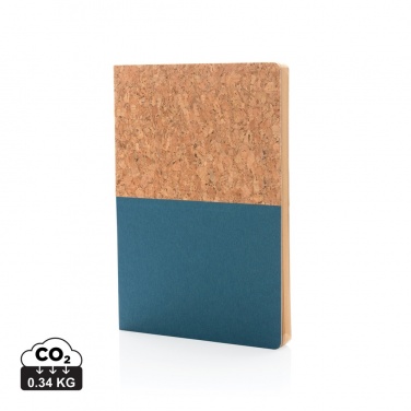 Logotrade corporate gift image of: A5 cork & kraft notebook