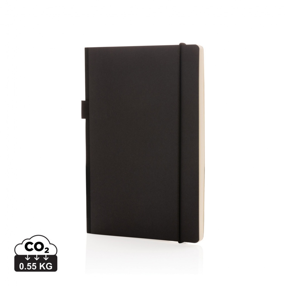 Logotrade business gift image of: A5 deluxe kraft hardcover notebook