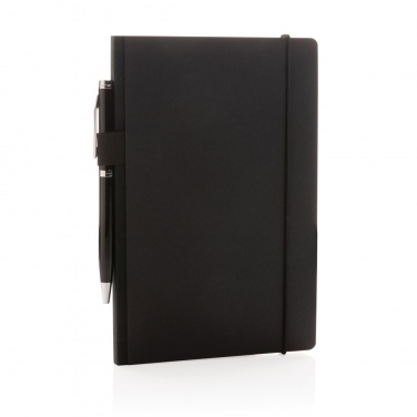 Logotrade corporate gift image of: A5 deluxe kraft hardcover notebook