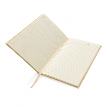 Logo trade promotional merchandise picture of: Kavana wood print A5 notebook