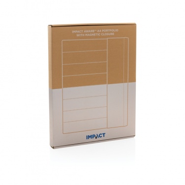 Logotrade promotional merchandise image of: Impact Aware™ A4 portfolio with magnetic closure