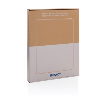 Logotrade promotional merchandise photo of: Impact Aware™ deluxe 300D tech portfolio with zipper