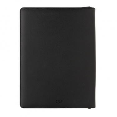 Logo trade corporate gifts picture of: Swiss Peak Heritage RCS rPU A4 portfolio with zipper